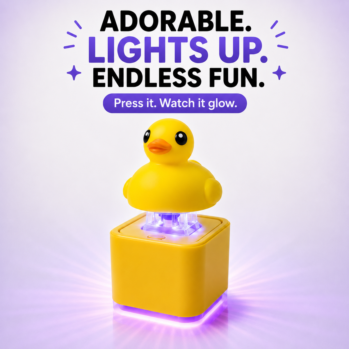 MINE Seagull Keychain — Press It. It Talks. It Glows.