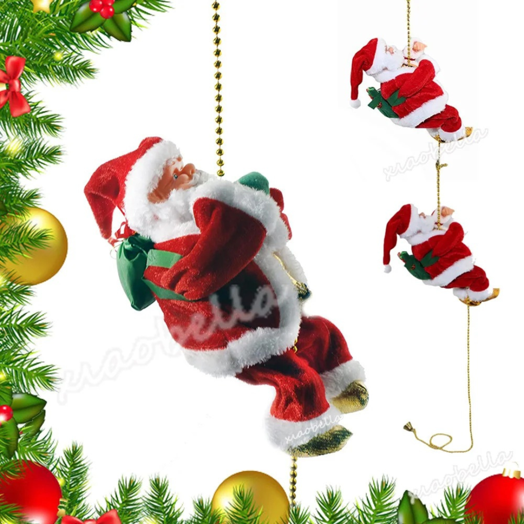 Climbing Santa