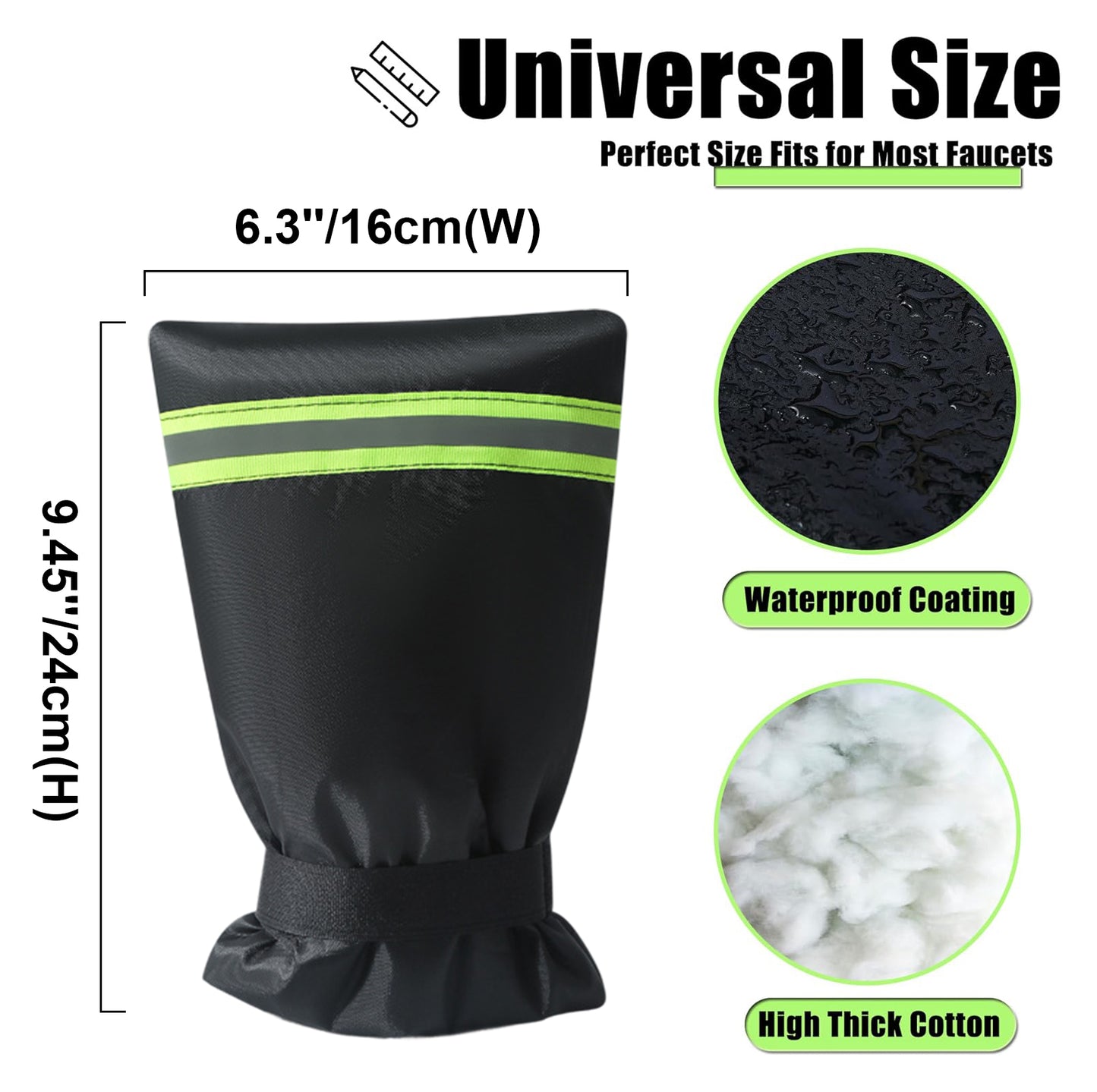 🥇ODALIT™Outdoor Faucet Cover for Winter – Thickened Waterproof Insulated Protector for Freeze Protection ❄️Winter Sale — Double Your Covers for FREE · Ends 12/30