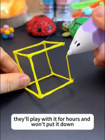 [49% OFF Holiday Special] Viral Pencil-Shaped 3D Printing Pen for Kids – Safe Low-Temp, Wireless & STEM Certified (Christmas Gift Bundle)