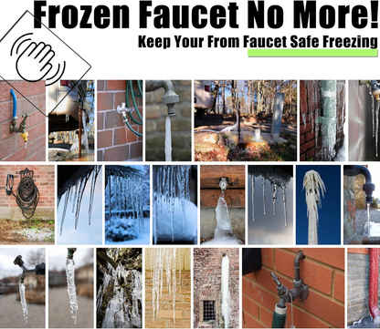 🥇ODALIT™Outdoor Faucet Cover for Winter – Thickened Waterproof Insulated Protector for Freeze Protection ❄️Winter Sale — Double Your Covers for FREE · Ends 12/30
