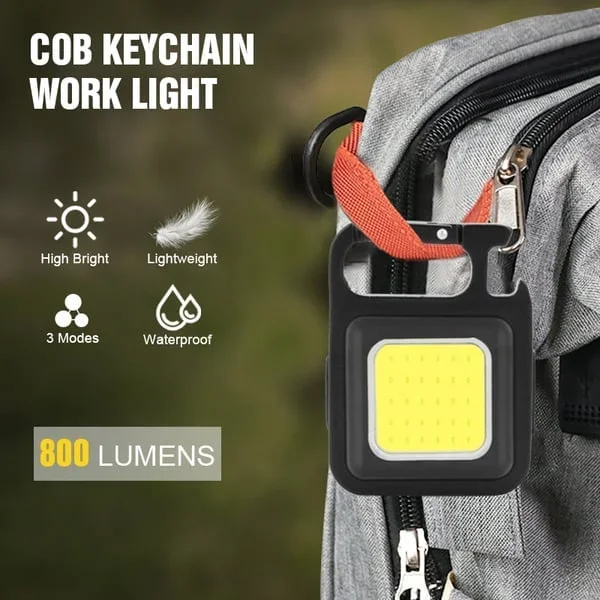 Rechargeable Magnetic Keychain Work Light