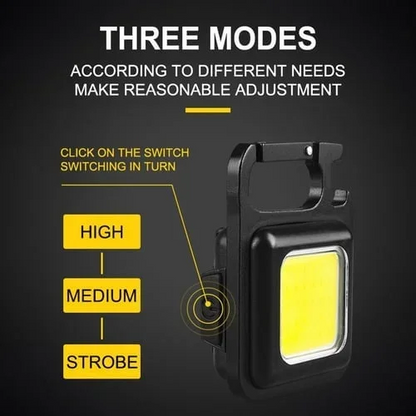 Rechargeable Magnetic Keychain Work Light