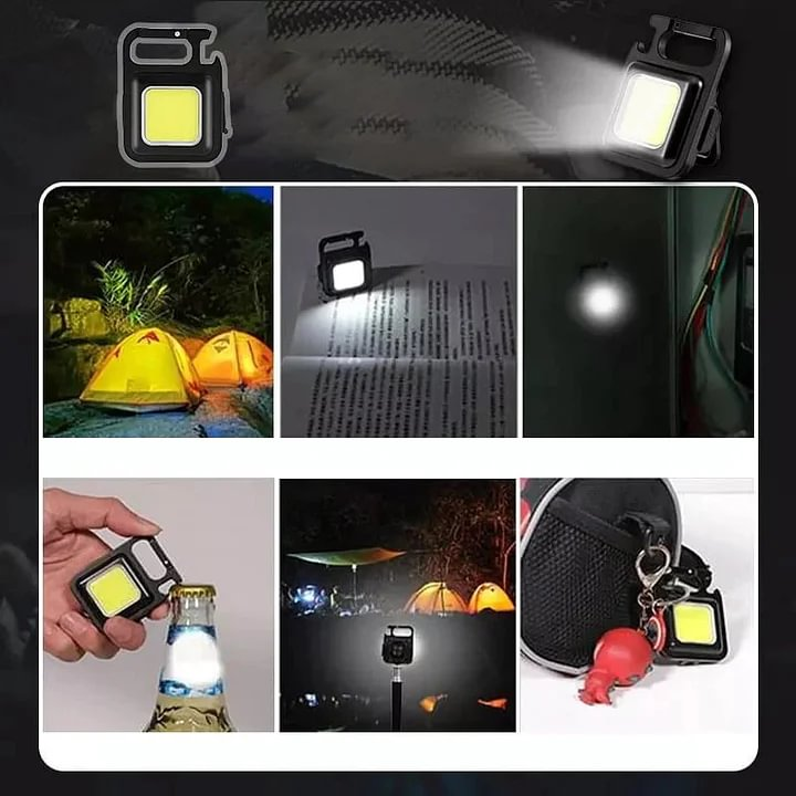 Rechargeable Magnetic Keychain Work Light