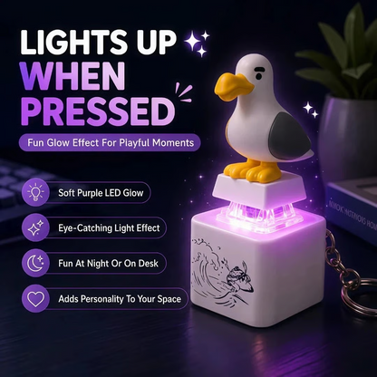 MINE Bird Voice-Activated Light-Up Electronic Keychain