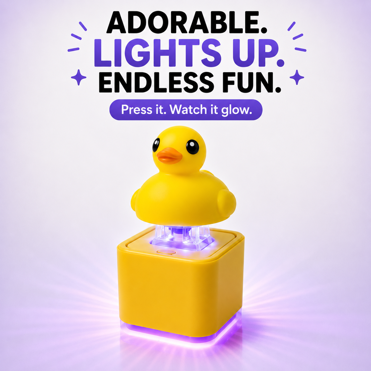 MINE Seagull Keychain — Press It. It Talks. It Glows-up
