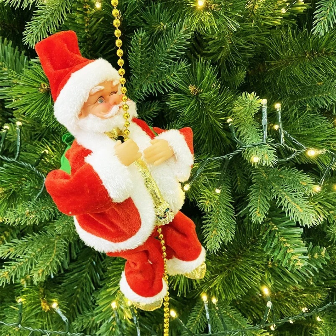 Climbing Santa