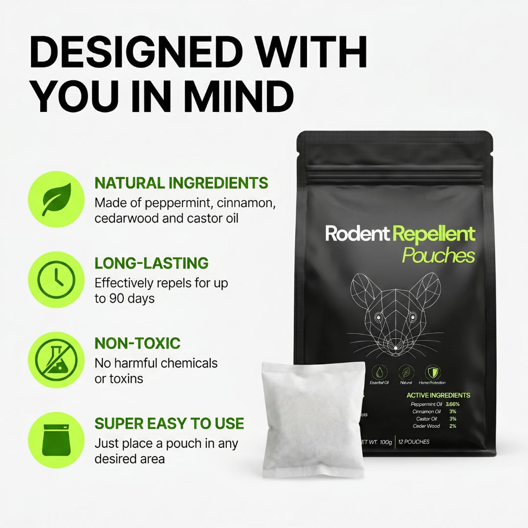 Rodent Repellent Pouches