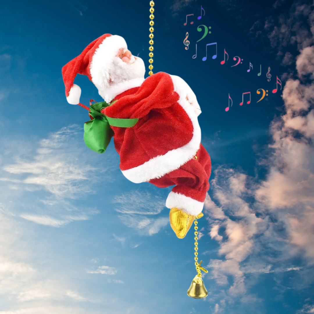 Climbing Santa