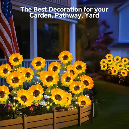 🌞Solar LED Sunflower Garden Light