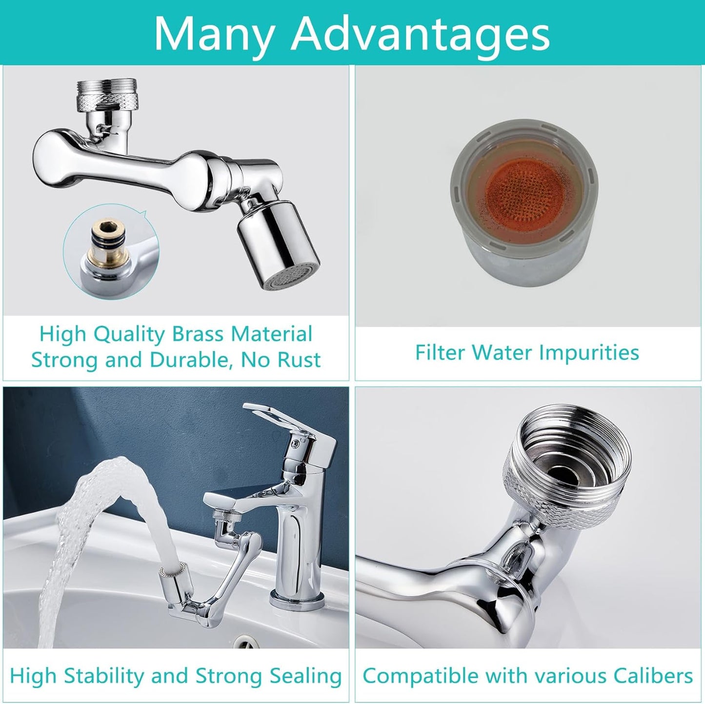 🥇LBMLBM™ Faucet Upgrade — 3 Premium Materials, Dual Flow Design | Perfect for Every Home