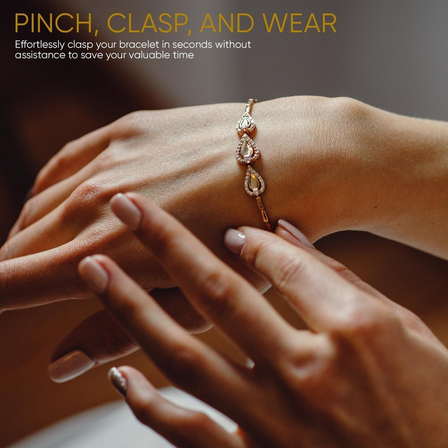 🥇Bracelet & Necklace Clasp Helper – Easy Jewelry & Watch Fastener, Portable Metal Tool, Put On by Yourself
