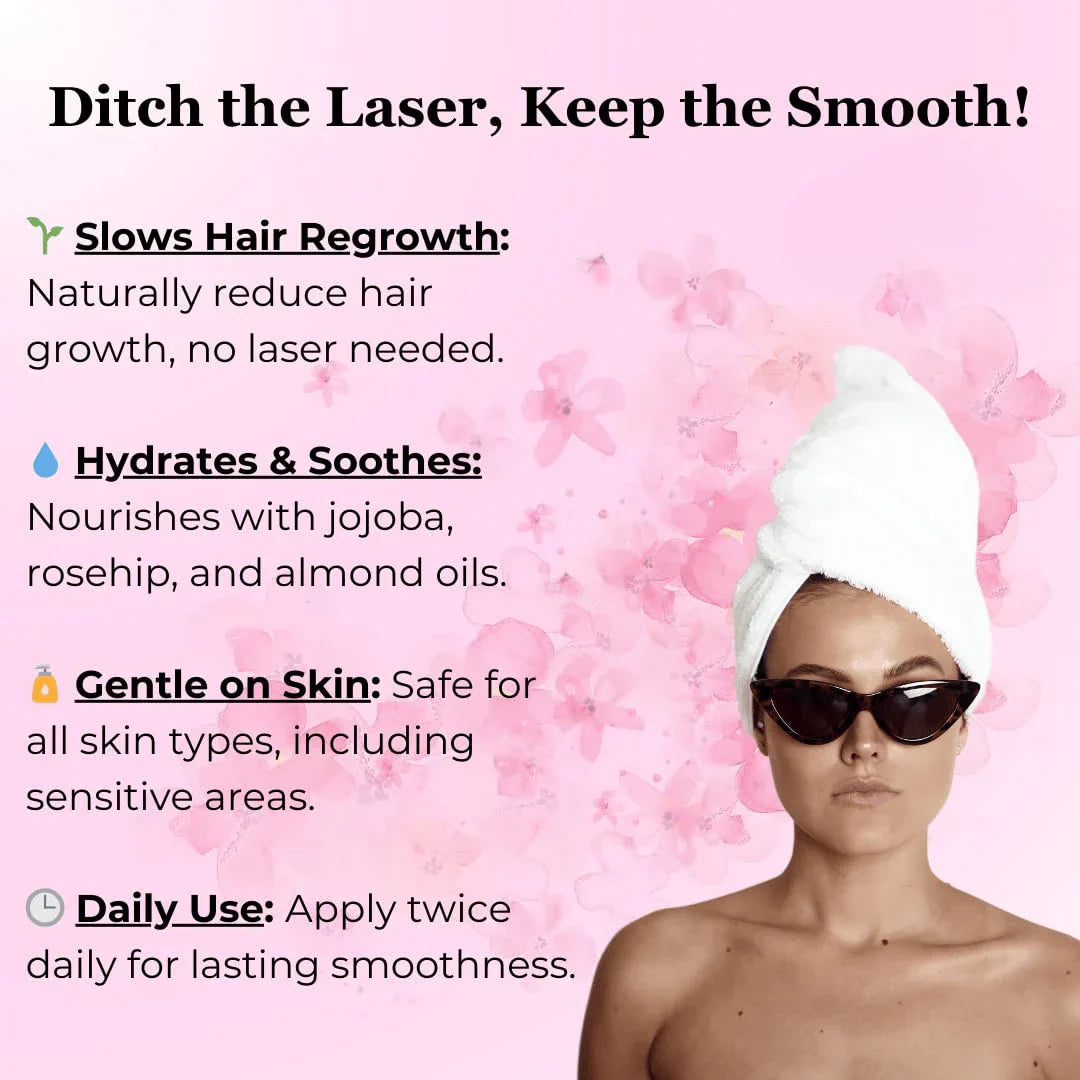 ✨ 50% OFF✨Natural Hair Removal Oil For Smooth, Radiant Skin | Cyperus Rotundus Oil