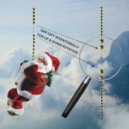 Climbing Santa