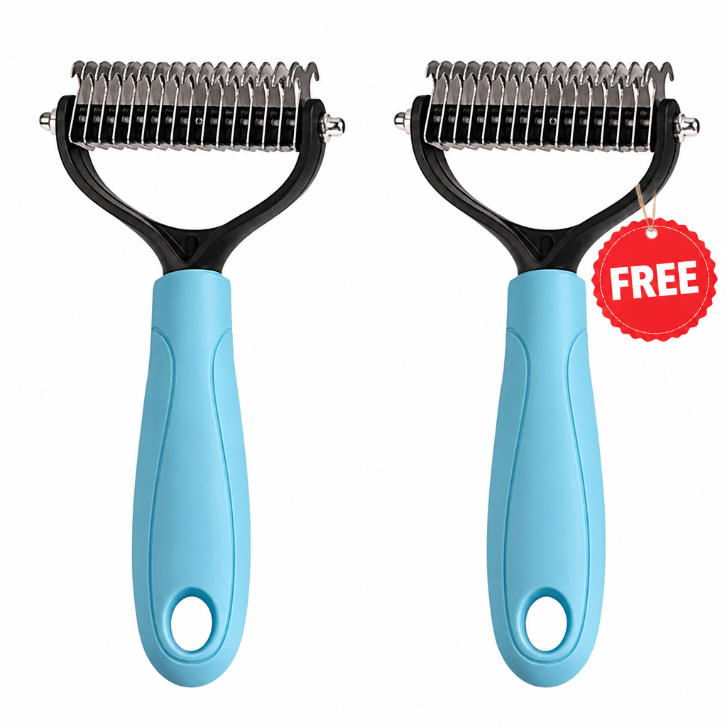🐶Dual-Sided Pet Grooming Comb for Dogs & Cats