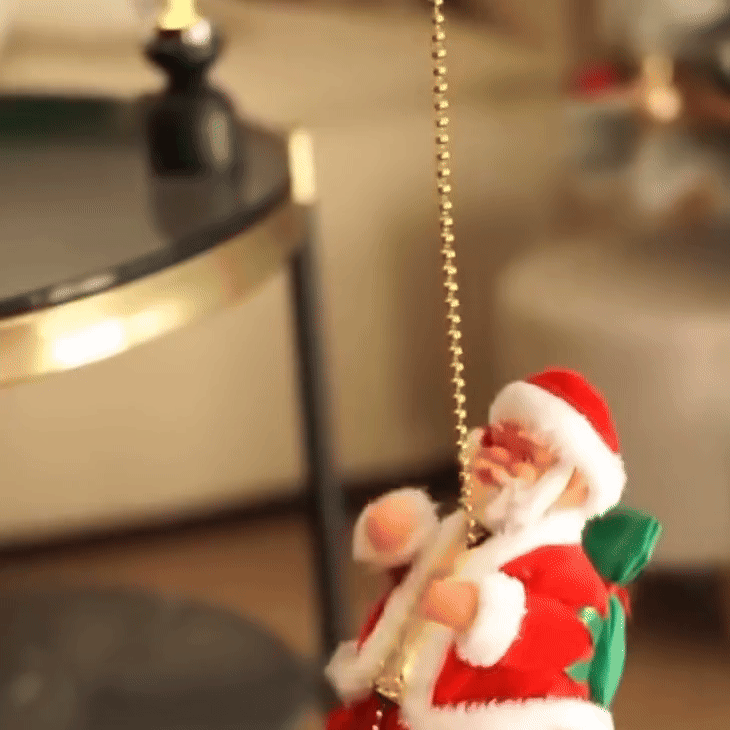 Climbing Santa