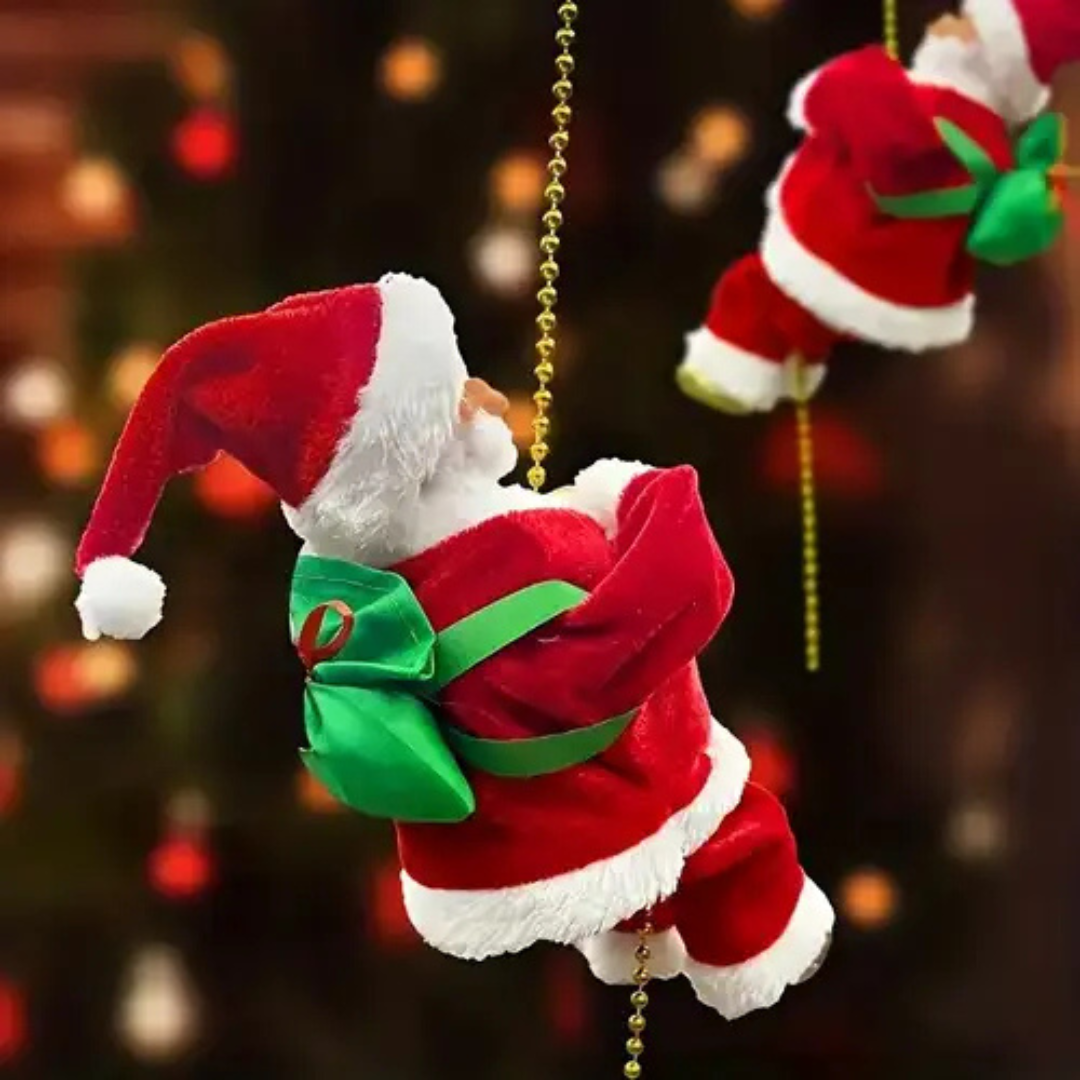 Climbing Santa